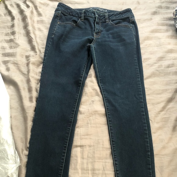 AE Dark Blue Wash Jeggins - Picture 2 of 4